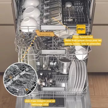 Lave vaisselle encastrable 							WHIRLPOOL				W8IHT40T Maxispace SpaceClean