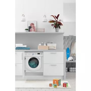 Lave linge hublot  encastrable 							INDESIT				BIWMIL91485EU