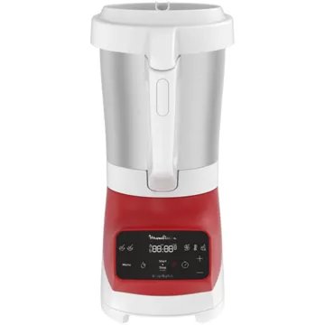 Blender chauffant							MOULINEX				SOUP & PLUS LM924500 ROUGE 2L