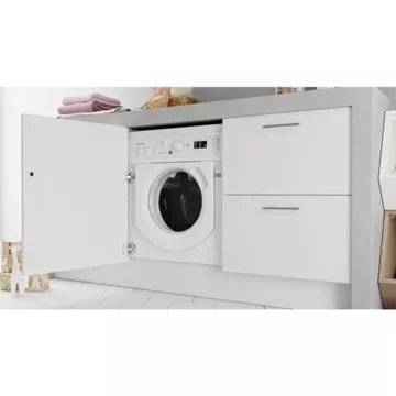 Lave linge hublot  encastrable 							INDESIT				BIWMIL91485EU