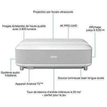 Vidéoprojecteur home cinéma							EPSON				EH LS-650W