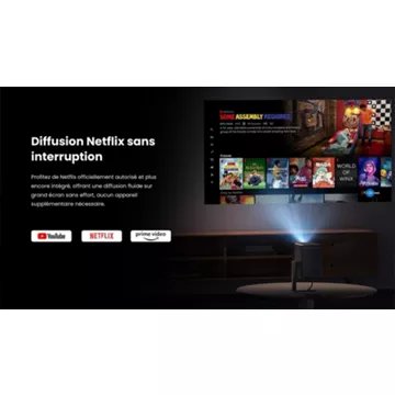 Vidéoprojecteur portable							DANGBEI				N2 Blanc, sous licence Netflix