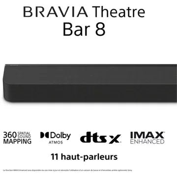 Barre de son							SONY				Theatre Bar 8 2024