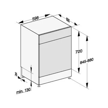 Lave vaisselle 60 cm							MIELE				G7600 SC Blanc Autodose