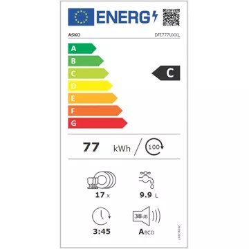 Lave vaisselle encastrable 							ASKO				DFI777UXXL