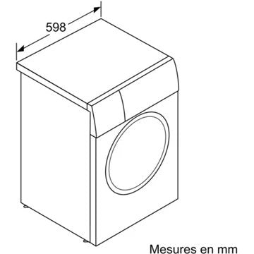 Lave linge hublot 							SIEMENS				WG54B2A2FR