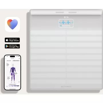 Pèse personne connecté							WITHINGS				Body Scan Blanche