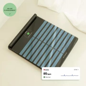 Pèse personne connecté							WITHINGS				Body Scan Blanche