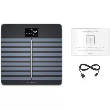 Pèse personne connecté							WITHINGS				Body Cardio Noir