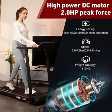 Tapis de course							CITYSPORTS				12KM/H WP9 Pliable 1400W, Écran LED