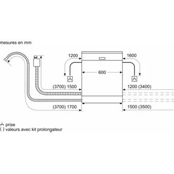 Lave vaisselle 60 cm							SIEMENS				SN27TI00CE iQ700 séchage Zeolith®