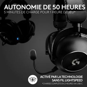 Casque gamer							LOGITECH				G PRO X 2 Lightspeed - Noir