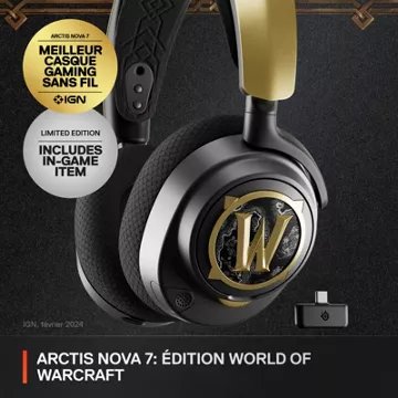 Casque gamer							STEELSERIES				Arctis Nova 7 WOW Edition