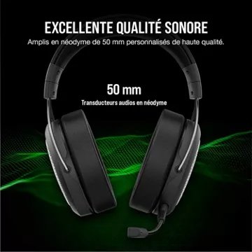 Casque gamer							CORSAIR				HS75 XB