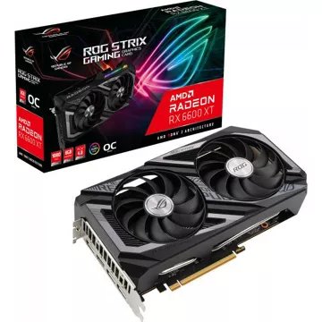 Carte graphique							ASUS				RX6600 XT ROG-STRIX-RX6600XT-O8G-GAMING