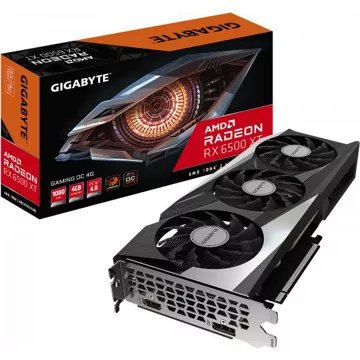 Carte graphique							GIGABYTE				RX6500XT GV-R65XTGAMING OC-4GD