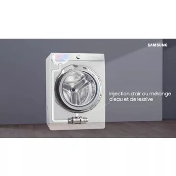 Lave linge séchant hublot 							SAMSUNG 				WD80T554DBX