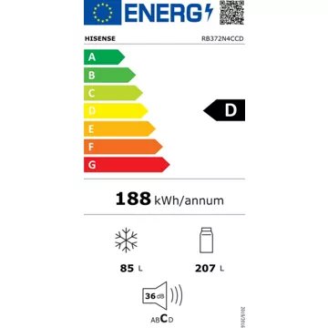 Réfrigérateur combiné							HISENSE				RB372N4CCD