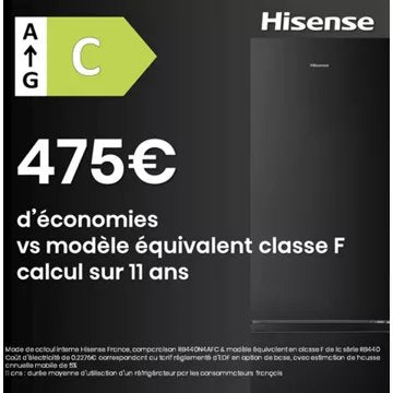 Réfrigérateur combiné							HISENSE				RB440N4AFC