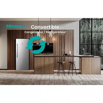 Congélateur armoire							HISENSE				FT500N4AIE réversible en réfrigérateur